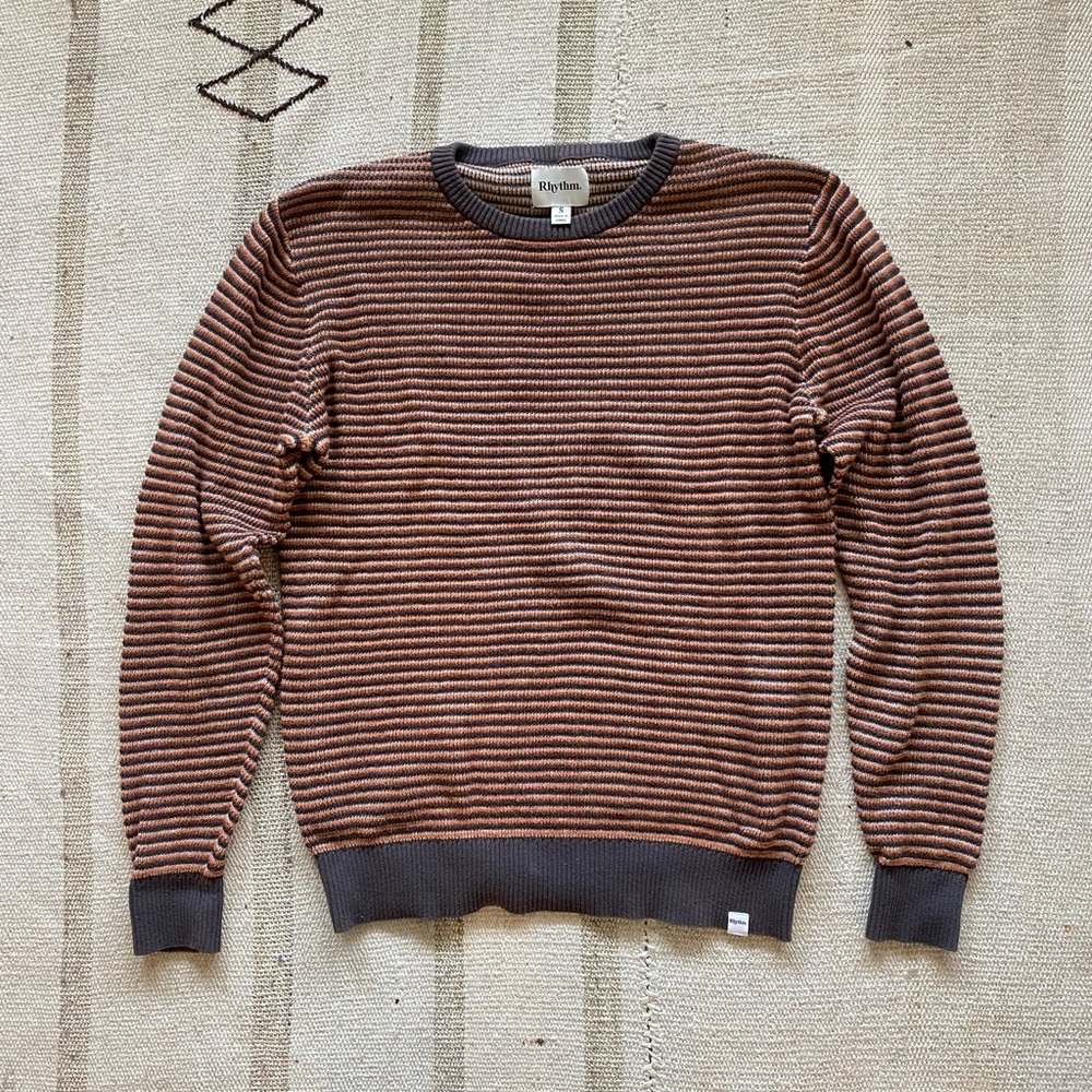 Rhythm Striped Long Sleeve Sweater